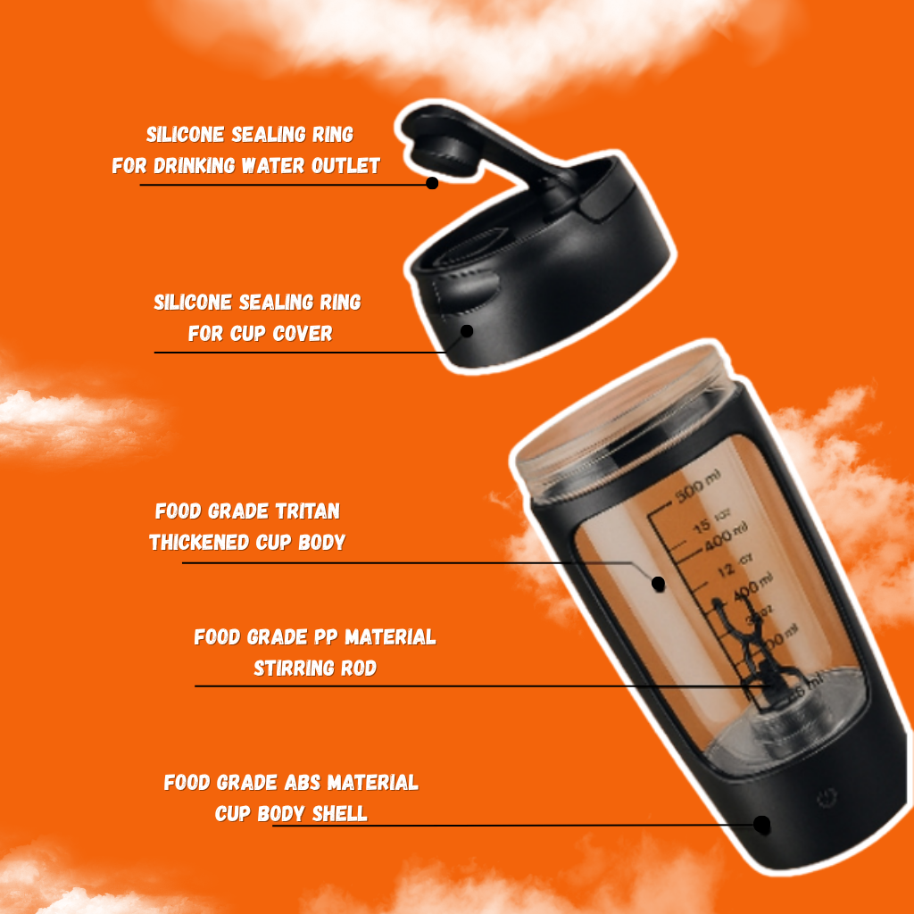 Portable Whey Protein Shaker bottle